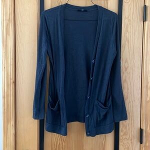 Forever 21 blue cardigan